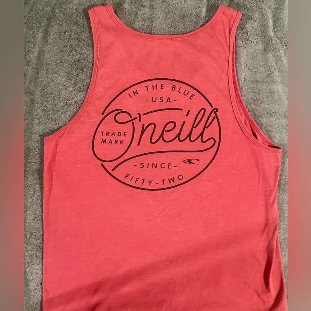 O’Neill Men’s Tank Top Medium Red Surf Graphic Logo
